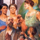 Jacek Malczewski (1854-1929), „Tobiasz i Parki”, 1912, Galeria Obrazów, Lwów