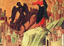 Duccio di Buoninsegna, „Kuszenie Jezusa”
