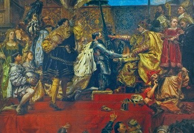 Jan Matejko (1938-1893), „Hołd pruski”, 1882