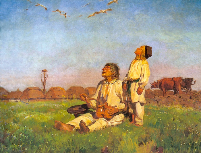 Józef Chełmoński (1849-1914), „Bociany”, 1900 