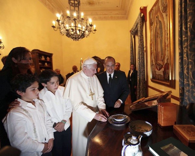 Papież u prezydenta Meksyku