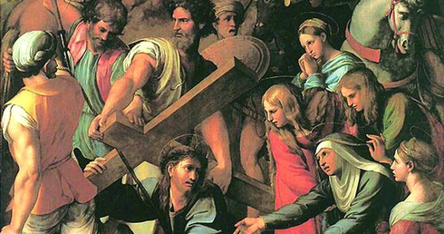 Rafael (Raffaello Santi, zwany też Sanzio), „Upadek w drodze na Kalwarię”