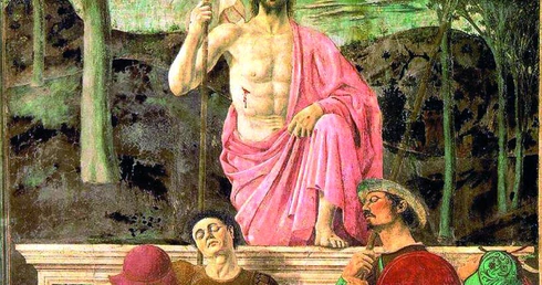 Piero della Francesca, „Zmartwychwstanie”