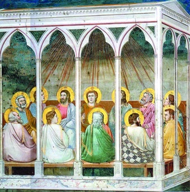 Giotto di Bondone, „Zesłanie Ducha Świętego”