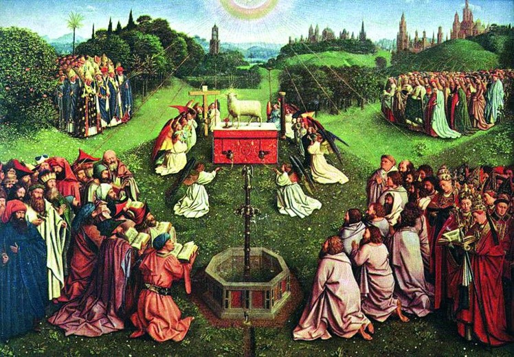 Jan van Eyck, „Adoracja Baranka”