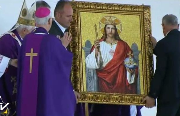 Podczas Mszy w Silao