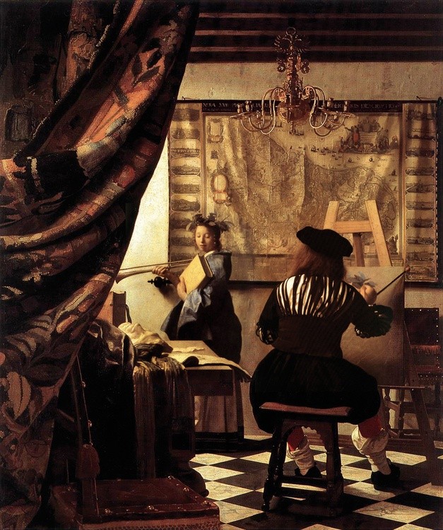 Johannes Vermeer „Sztuka malarska” (1670)
