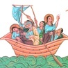 Mistrz z Reichenau, Ewangeliarz Ottona III, (fragment), Uciszenie burzy