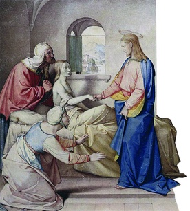 Friedrich Overbeck, Chrystus wskrzesza córkę Jaira