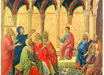 Duccio di Buoninsegna, Jezus w Świątyni, 1308–1311 r. 