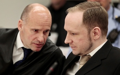 Breivik: Przyznaję się, nie czuję się winny