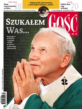 GN: płyta DVD: „Jan Paweł II. Szukałem Was...”