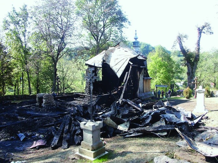 Spłonęła cerkiew