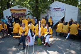 "Solidarność" nocowała pod sejmem