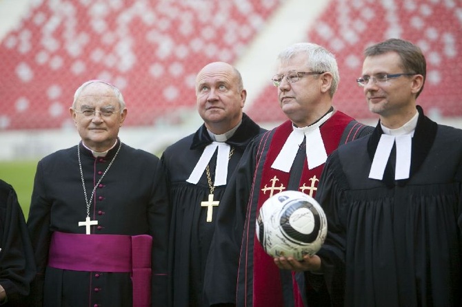 Poświęcenie kaplicy na Stadionie Narodowym