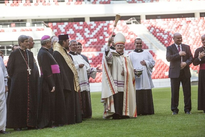 Poświęcenie kaplicy na Stadionie Narodowym