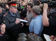 Policja rozpędziła antyprezydencki protest w Moskwie