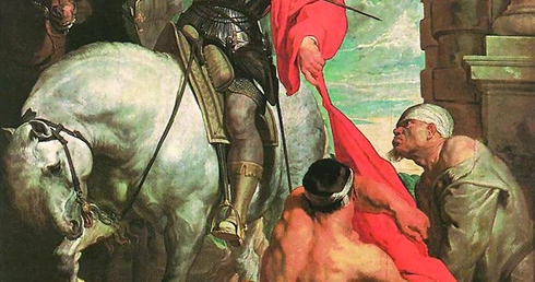 „Święty Marcin dzielący swój płaszcz”