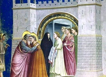 Giotto di Bondone „Spotkanie w Złotej Bramie”