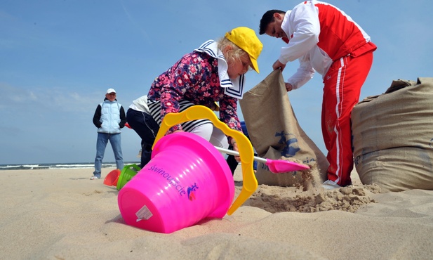 Plaża w piaskownicy