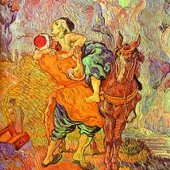 Vincent Van Gogh „Miłosierny Samarytanin według Delacroix”