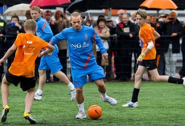 Wesley Sneijder – kolega z boiska