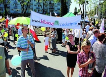  Organizatorzy akcji podczas Marszu dla Życia i Rodziny w Oświęcimiu