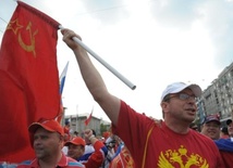 Incydenty podczas marszu Rosjan