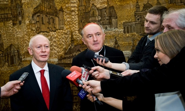 Michał Boni i kard. Kazimierz Nycz