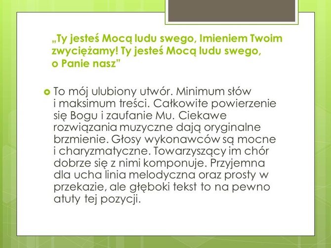 Imieniem Twoim zwyciężamy!