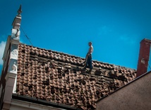 Gradobicie w Bisztynku