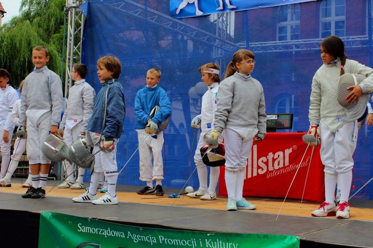 Szabliści na podium