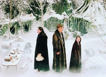 Zuzanna (Anne Popplewell), Piotr (William Moseley) i Łucja (Georgie Henley) 