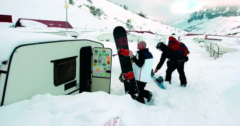 Śnieżyce na południu