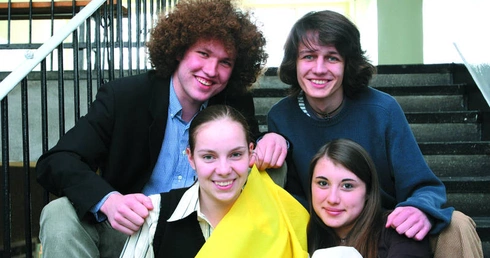Od lewej:Tymek, Dominik, Karolina i Marta