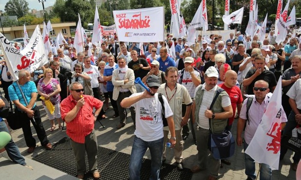 Pikieta ws. Przewozów Regionalnych