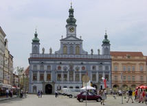 Śnieg i grad nad Środkową Europą