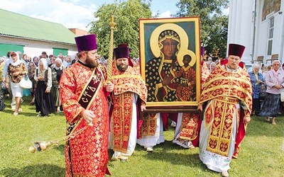  Ikona Matki Częstochowskiej w lipcu w Baranowiczach. Trasa, na której znalazły się także Piekary Śl., ma długość aż 22 tys. km