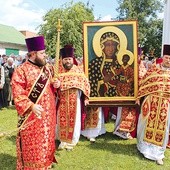  Ikona Matki Częstochowskiej w lipcu w Baranowiczach. Trasa, na której znalazły się także Piekary Śl., ma długość aż 22 tys. km