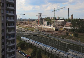 Na wschód  od Spodka powstają trzy obiekty, które mają zmienić oblicze Katowic