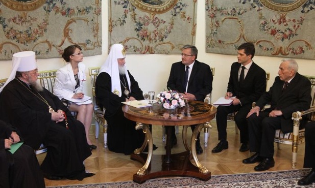 Patriarcha Cyryl w Belwederze