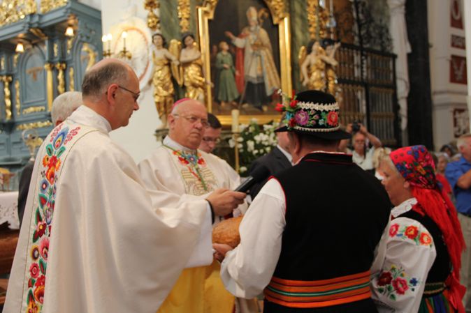 Dożynki w parafii katedralnej w Łowiczu