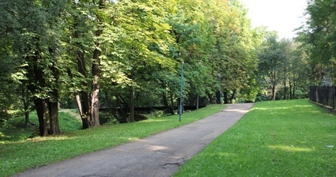 Park w Skierniewicach przed rewitalizacją