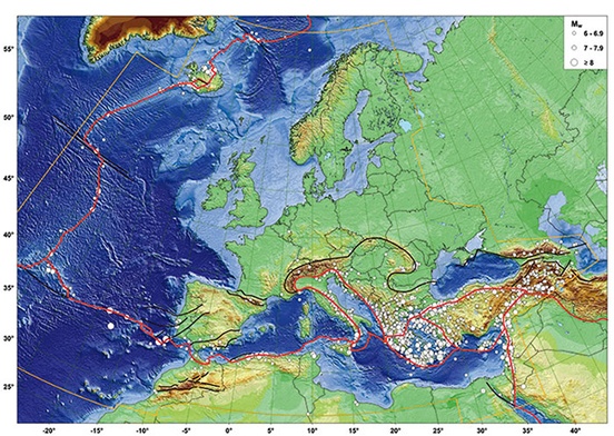 Wszystkie wstrząsy Europy