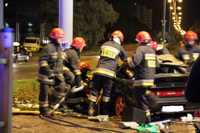 Groźny wypadek na Grunwaldzkiej