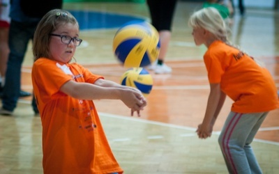 Siatkarski trening z Marcinem Możdżonkiem