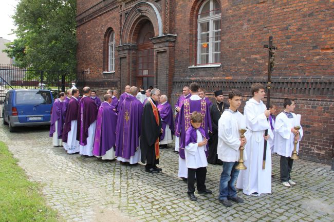 Uroczystości pod Pomnikiem Obrońców Poczty Polskiej w Gdańsku