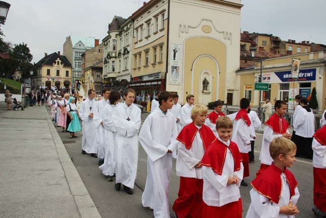 Polsko-czeska procesja ku czci św. Melchiora w Cieszynie