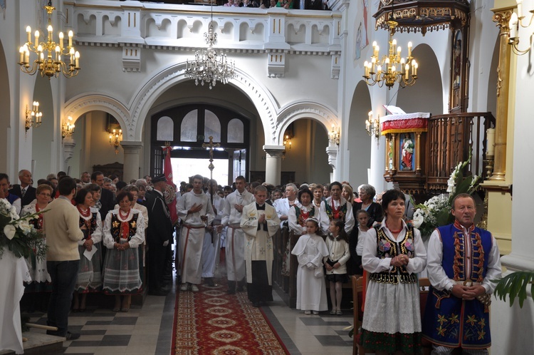 Rozpoczęcie peregrynacji obrazu MB Borzęcińskiej