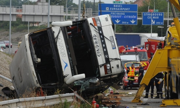 Są zarzuty dla kierowcy autokaru